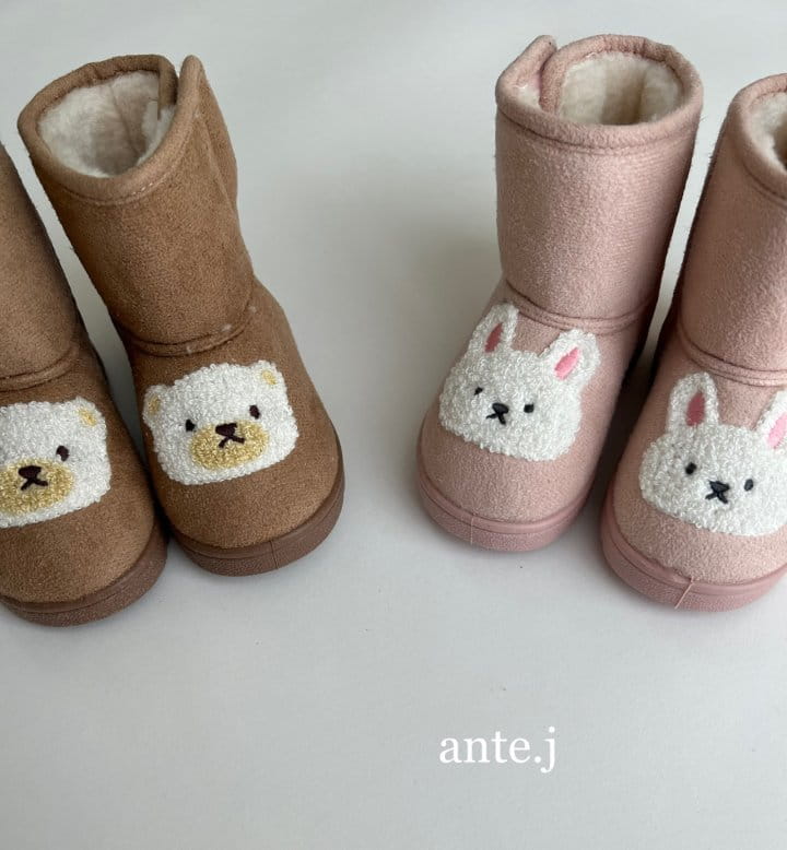 Ante.j - Korean Baby Fashion - #babygirlfashion - Bboggle Bear And Rabbit Boots - 3