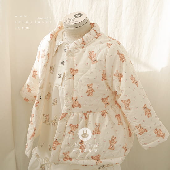 Arim Closet - Korean Baby Fashion - #babyfever - Cute BearC Baby Outer - 2