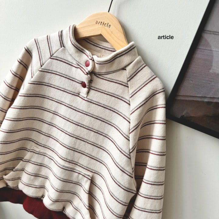 Article - Korean Children Fashion - #minifashionista - Knit Fleece Raglan Snap Sweatshirt - 6