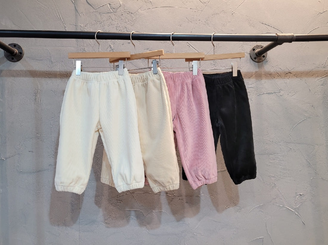 Atree - Korean Children Fashion - #toddlerclothing - Honey Velour Gojaengi Pants - 2