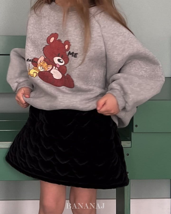 Banana J - Korean Children Fashion - #kidsstore - Heart Quiltied Skirt - 3