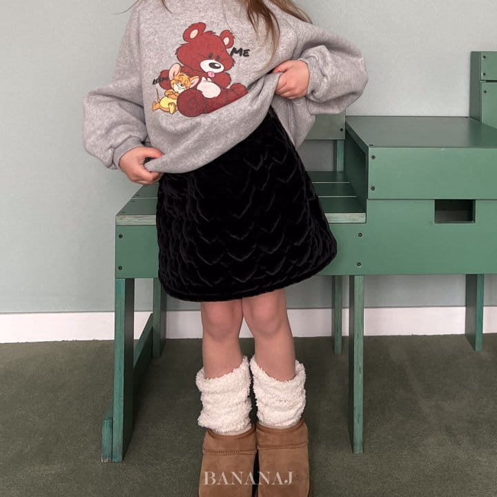 Banana J - Korean Children Fashion - #kidsstore - Heart Quiltied Skirt - 4