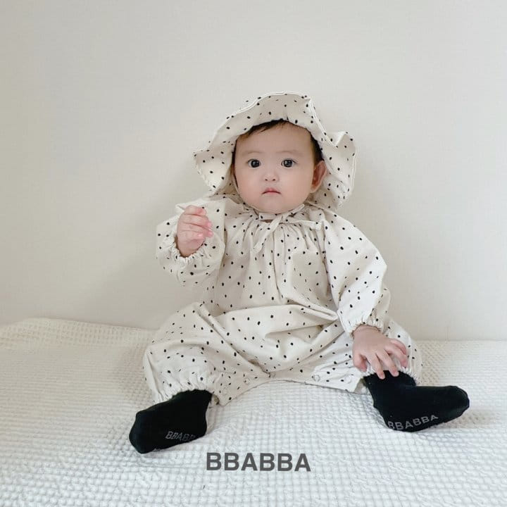 Bbabba - Korean Baby Fashion - #babyboutique - Fleece Dot Long Body Suit - 8
