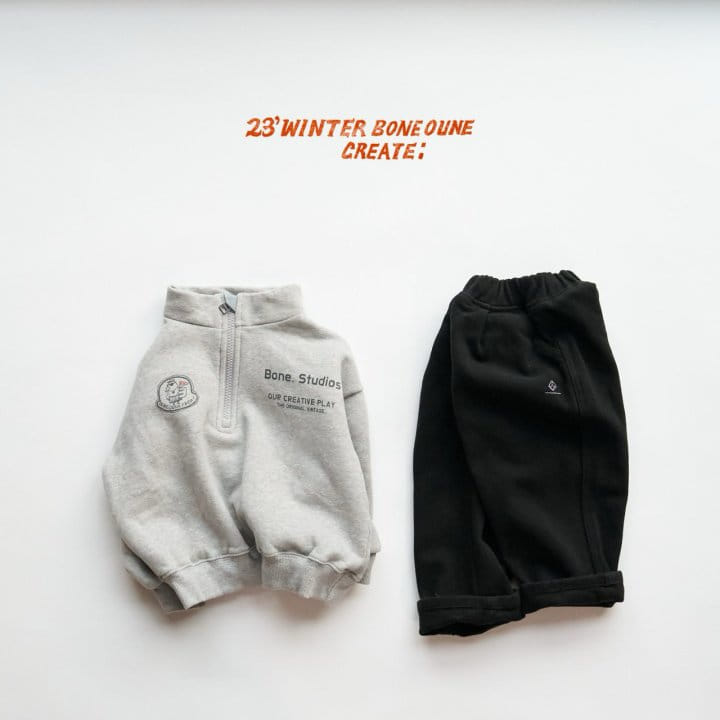 Boneoune - Korean Children Fashion - #designkidswear - Warm Pitch Easygo Pants  - 3