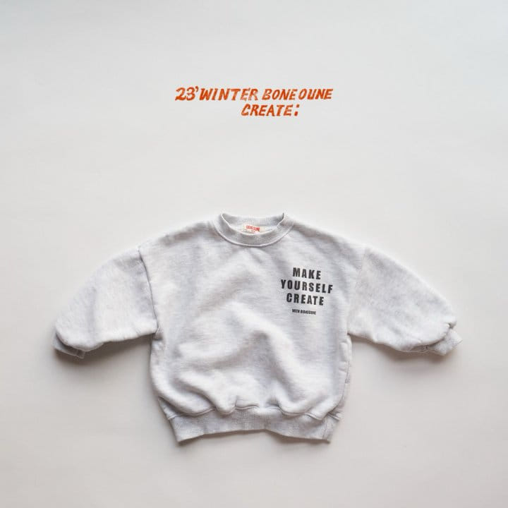 Boneoune - Korean Children Fashion - #fashionkids - Bone Stu Sweatshirt - 4