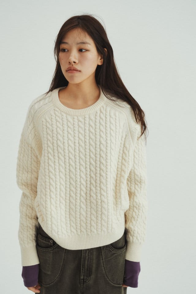 Charlotte - Korean Women Fashion - #momslook - W Twisted knit