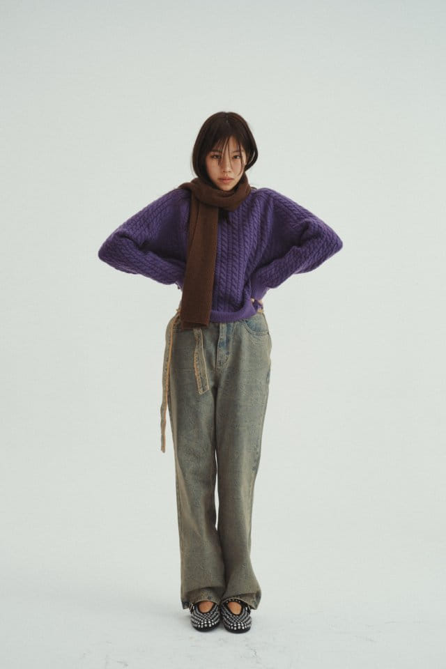 Charlotte - Korean Women Fashion - #momslook - W Twisted knit - 5