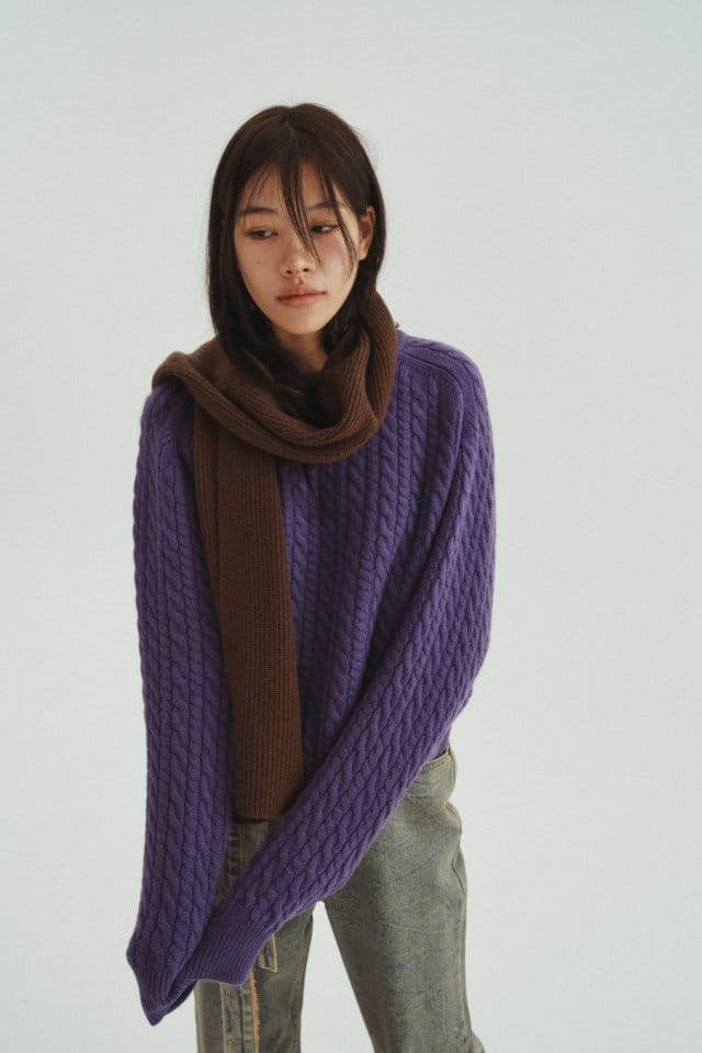 Charlotte - Korean Women Fashion - #momslook - W Twisted knit - 7