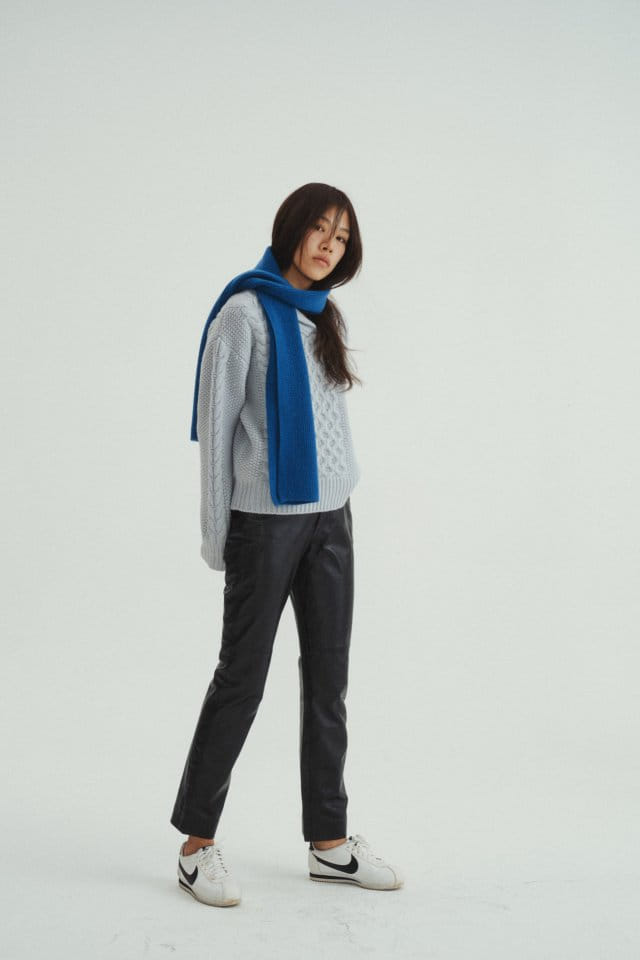 Charlotte - Korean Women Fashion - #womensfashion - W Collar Twisted Kint - 6