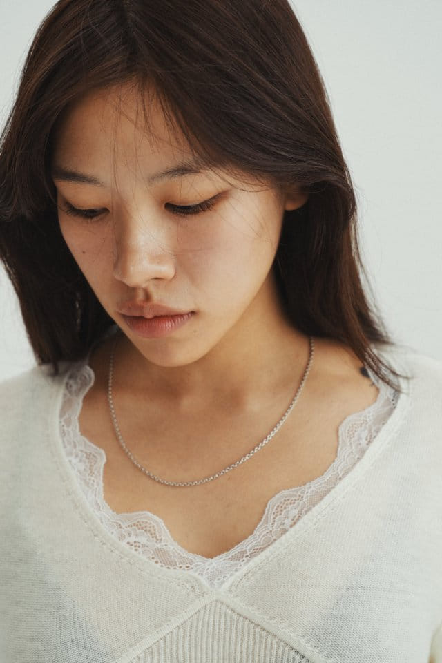 Charlotte - Korean Women Fashion - #womensfashion - W Lace Knit - 2