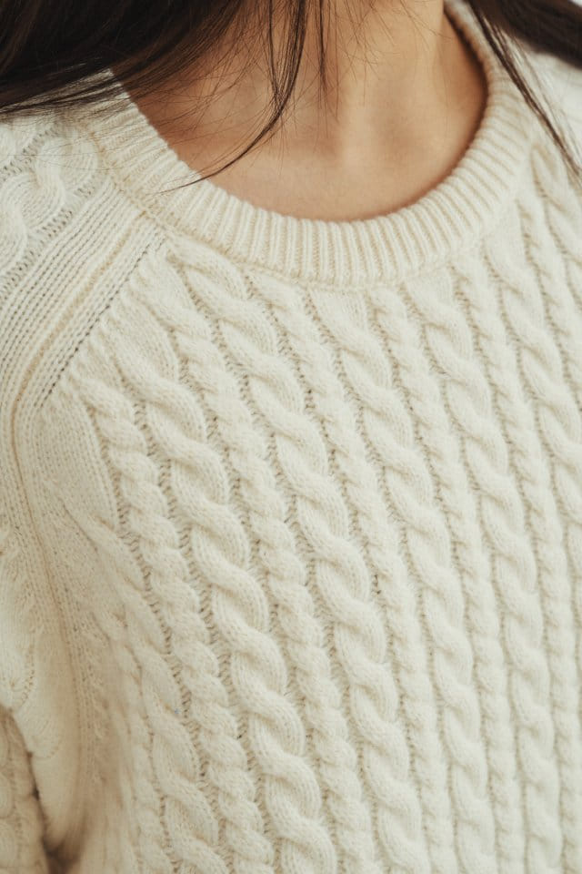 Charlotte - Korean Women Fashion - #womensfashion - W Twisted knit - 2