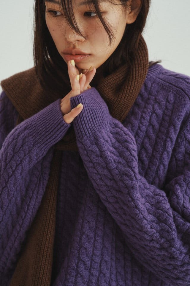 Charlotte - Korean Women Fashion - #womensfashion - W Twisted knit - 8