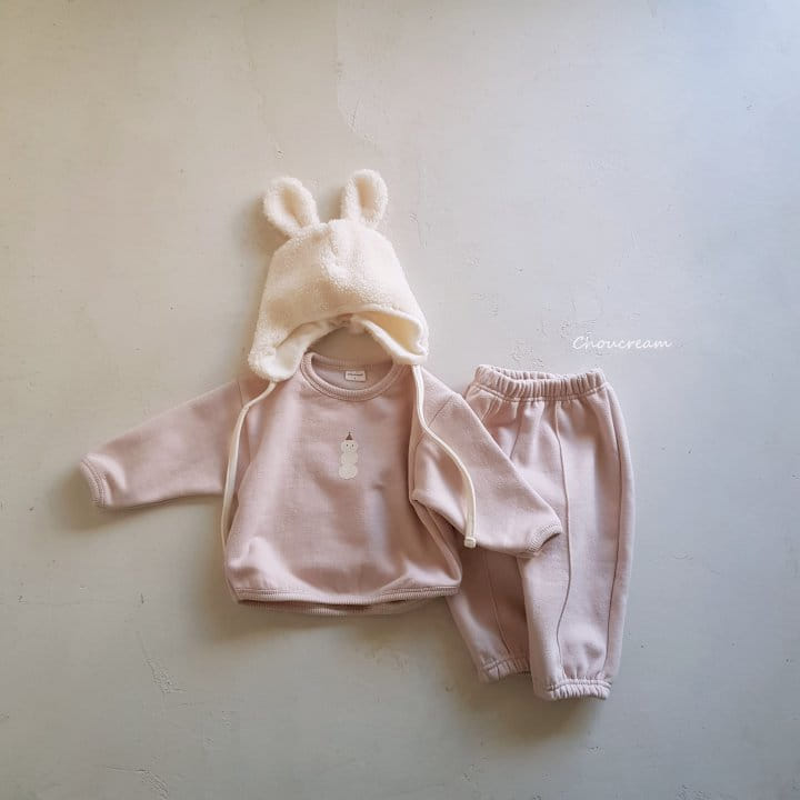 Choucream - Korean Baby Fashion - #babyboutique - Snowman Tee - 7