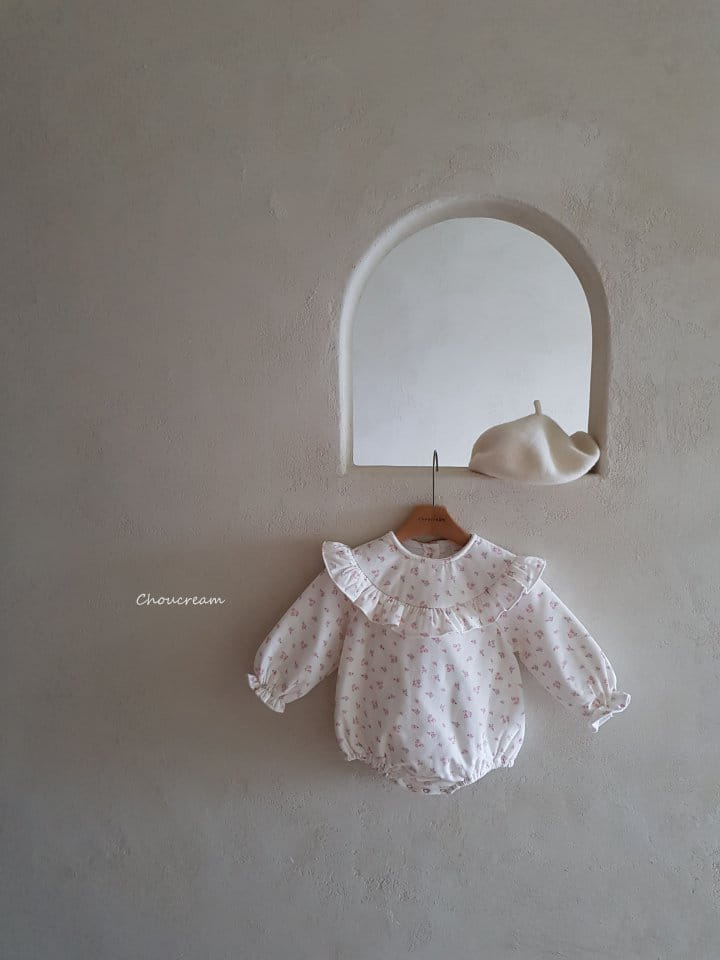 Choucream - Korean Baby Fashion - #babyboutique - Small Flower Body Suit