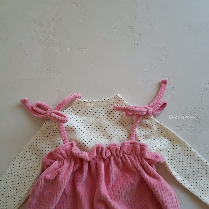 Choucream - Korean Baby Fashion - #babyboutiqueclothing - Veloure Overalls Pants - 7