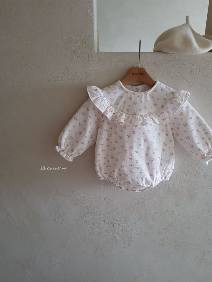 Choucream - Korean Baby Fashion - #babyclothing - Small Flower Body Suit - 4