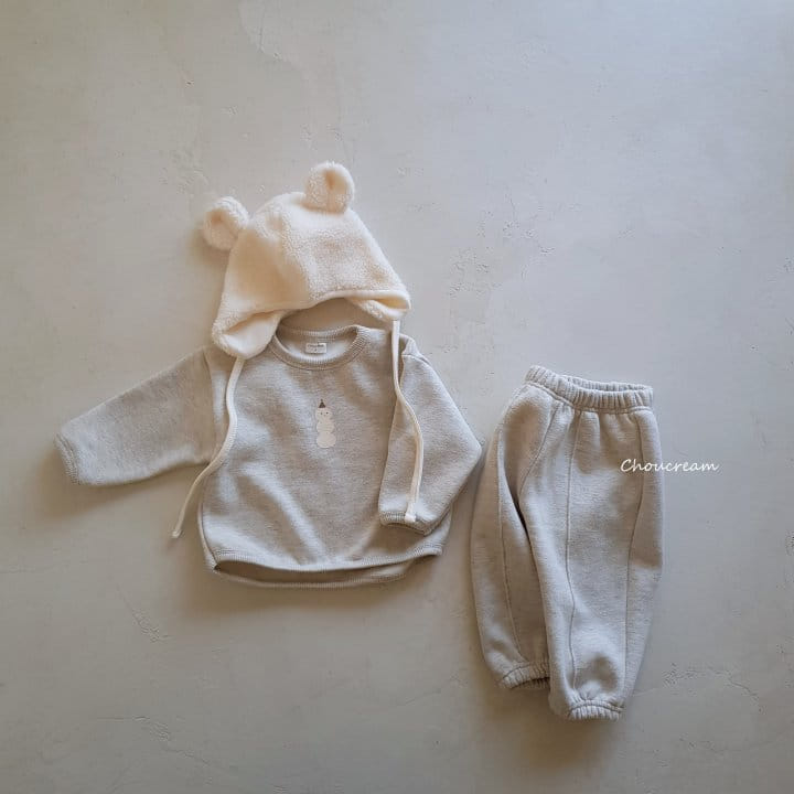 Choucream - Korean Baby Fashion - #babyfever - Snowman Tee - 11