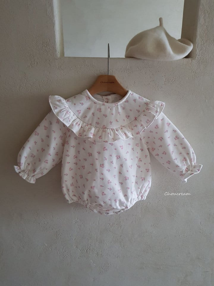Choucream - Korean Baby Fashion - #babyfever - Small Flower Body Suit - 5