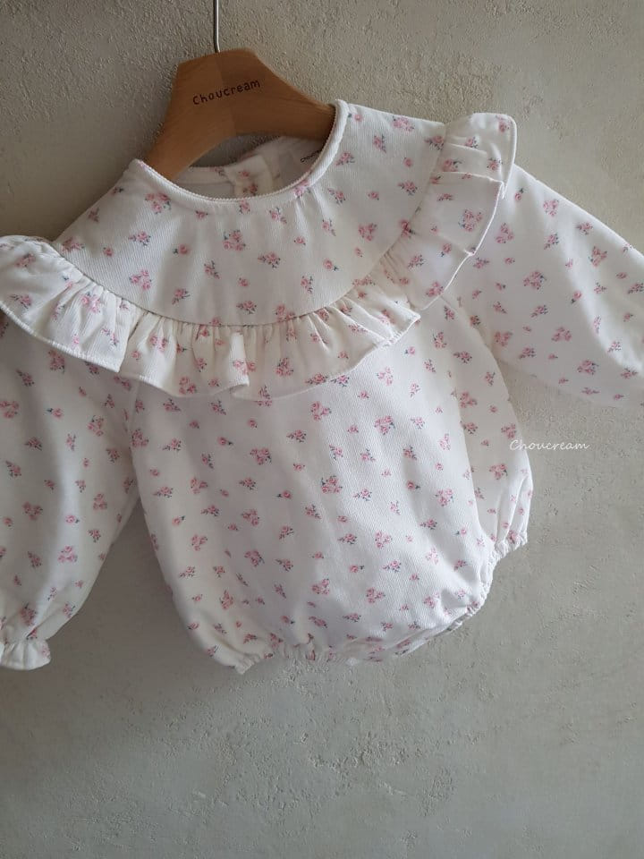 Choucream - Korean Baby Fashion - #babyootd - Small Flower Body Suit - 9