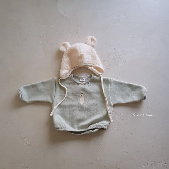 Choucream - Korean Baby Fashion - #babyoutfit - Snowman Tee - 2
