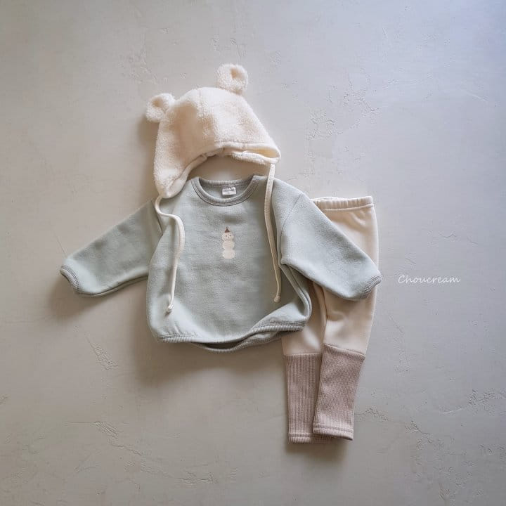 Choucream - Korean Baby Fashion - #babywear - Snowman Tee - 3