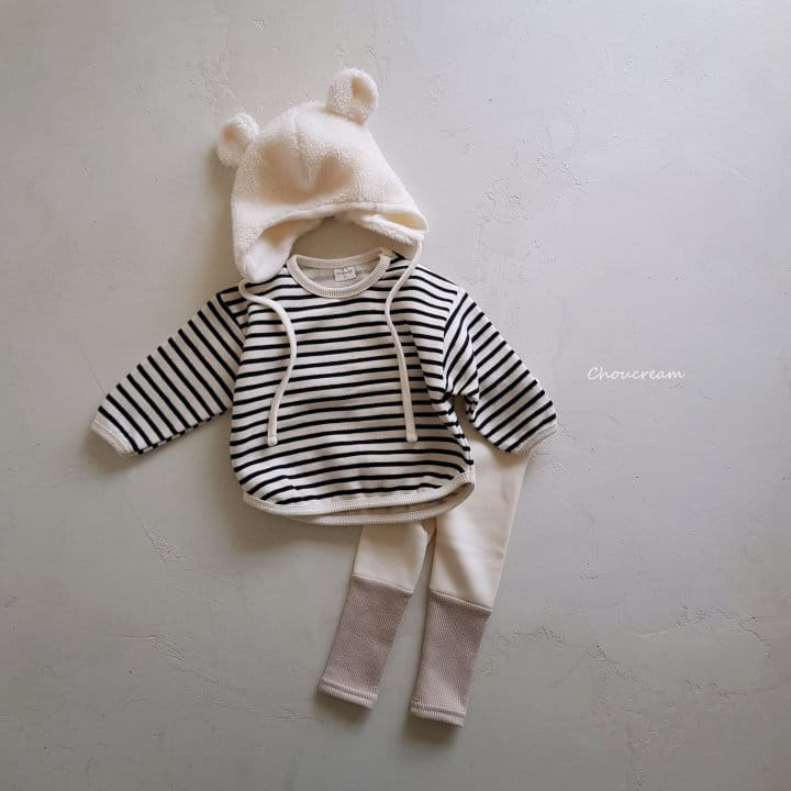 Choucream - Korean Baby Fashion - #onlinebabyboutique - Winter ST Piping Tee - 2