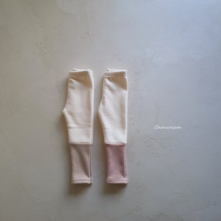 Choucream - Korean Baby Fashion - #onlinebabyshop - Rib Color Mink Leggings
