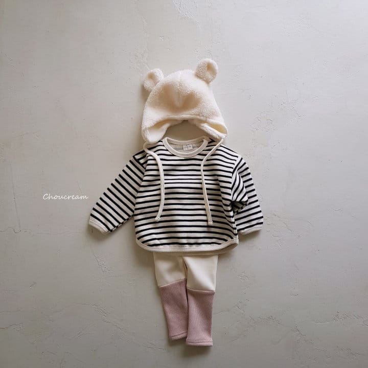 Choucream - Korean Baby Fashion - #onlinebabyshop - Winter ST Piping Tee - 4
