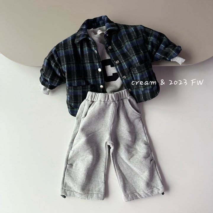 Cream Bbang - Korean Children Fashion - #childofig - Fleece Check Banding Jacket - 5