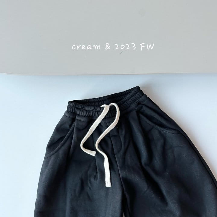 Cream Bbang - Korean Children Fashion - #discoveringself - Fluffy Banding Wide Pleated Baggy Pants - 8