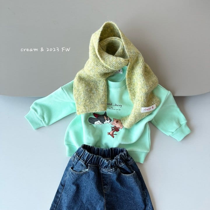 Cream Bbang - Korean Children Fashion - #discoveringself - Brushed Knit Muffler - 7