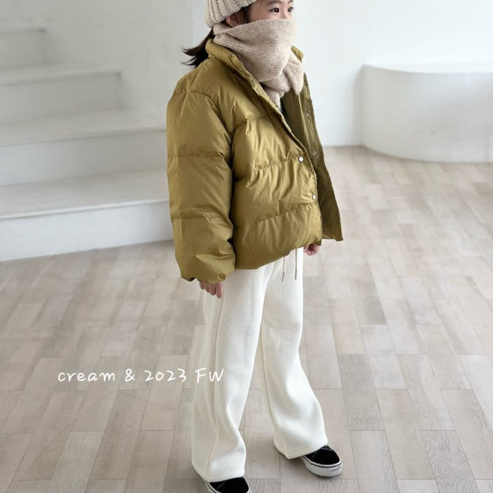 Cream Bbang - Korean Children Fashion - #discoveringself - Fluffy Banding Rib Pants - 6