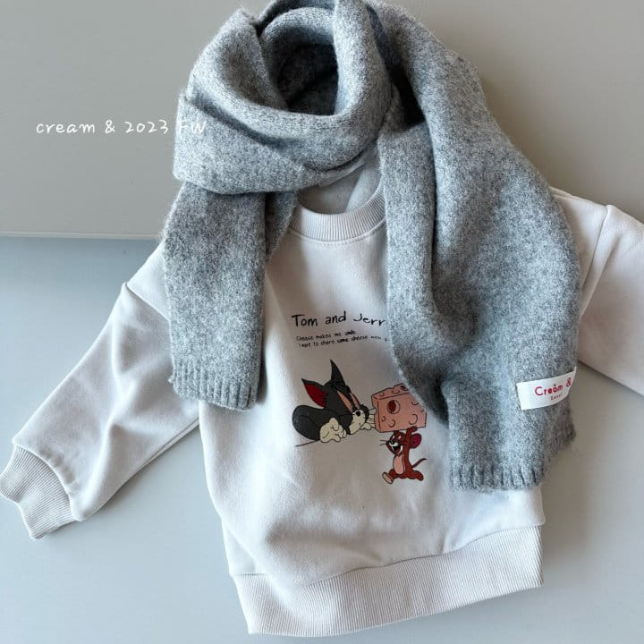 Cream Bbang - Korean Children Fashion - #designkidswear - Cheese Fleece Sweatshirt - 4
