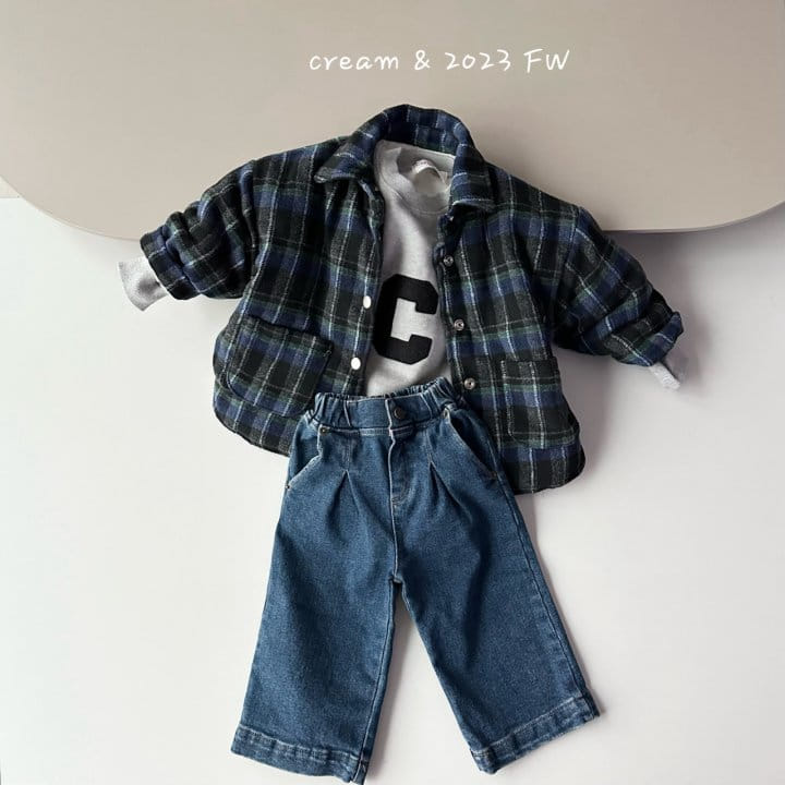 Cream Bbang - Korean Children Fashion - #discoveringself - Fleece Check Banding Jacket - 8