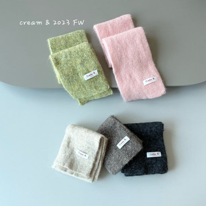 Cream Bbang - Korean Children Fashion - #fashionkids - Brushed Knit Muffler - 8