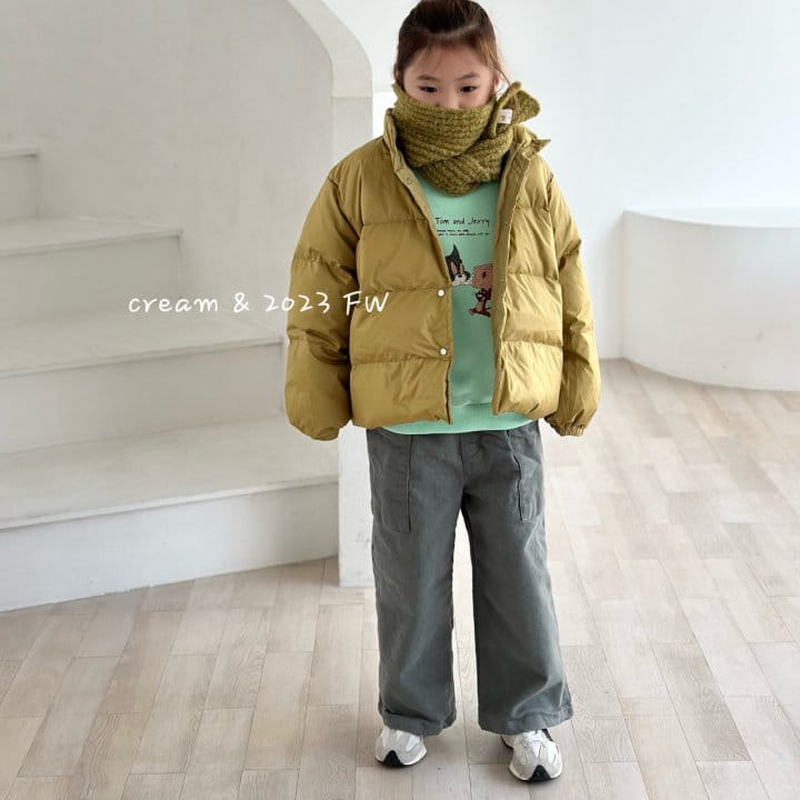 Cream Bbang - Korean Children Fashion - #fashionkids - Down Short Padding - 3