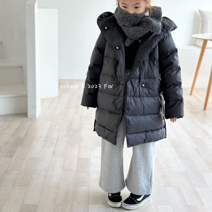 Cream Bbang - Korean Children Fashion - #fashionkids - Hoody Long Padding