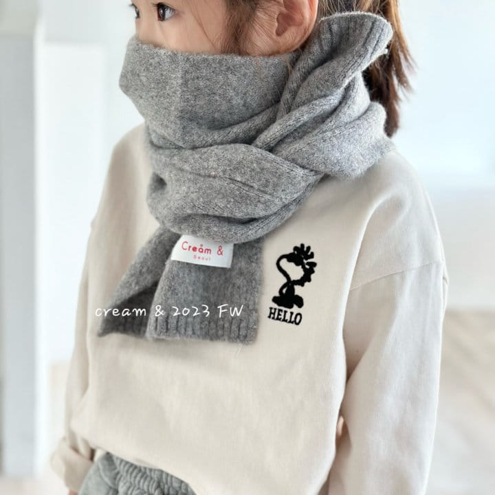 Cream Bbang - Korean Children Fashion - #kidsshorts - W Basic Muffler - 5