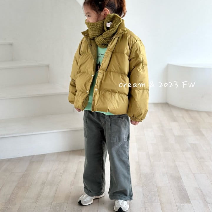 Cream Bbang - Korean Children Fashion - #kidsstore - Down Short Padding - 5