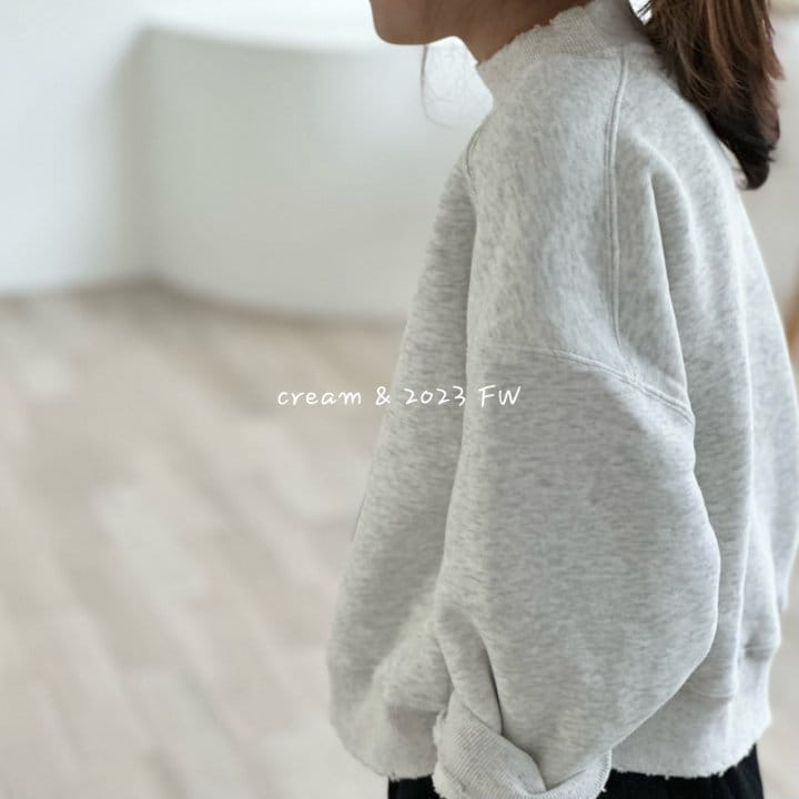 Cream Bbang - Korean Children Fashion - #kidzfashiontrend - Fluffy Half Turtleneck Sweatshirt - 2