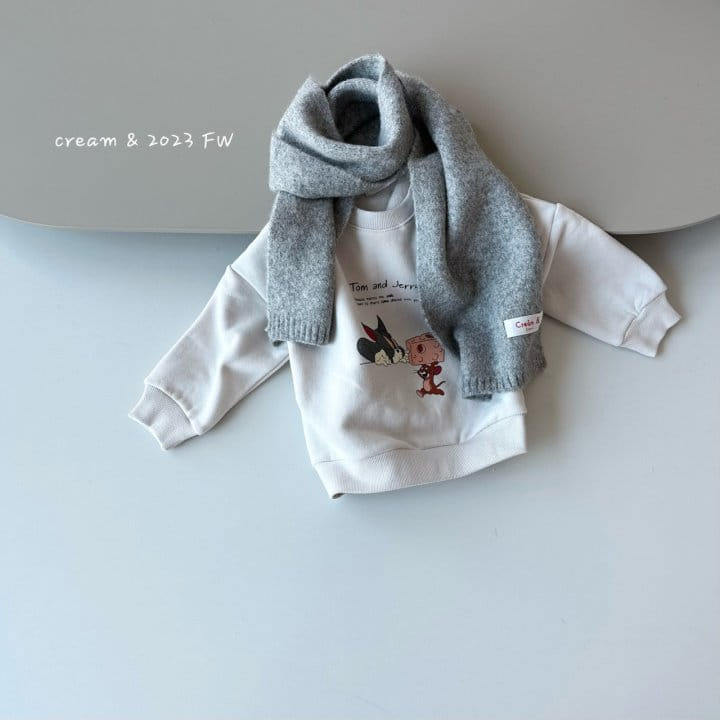 Cream Bbang - Korean Children Fashion - #littlefashionista - Cheese Fleece Sweatshirt - 10