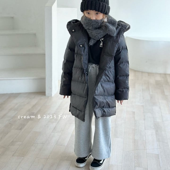 Cream Bbang - Korean Children Fashion - #littlefashionista - Hoody Long Padding - 6