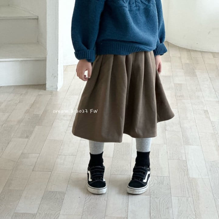 Cream Bbang - Korean Children Fashion - #magicofchildhood - W Simple Skirt - 2