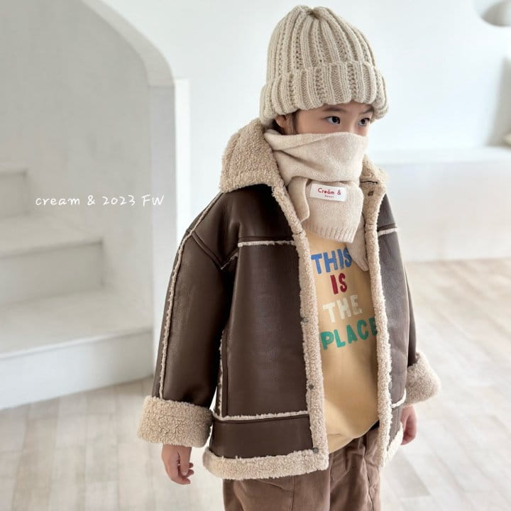 Cream Bbang - Korean Children Fashion - #prettylittlegirls - This Is Fleece Sweatshirt - 3