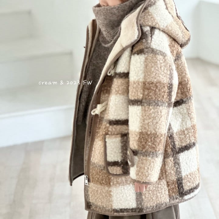 Cream Bbang - Korean Children Fashion - #stylishchildhood - Check Mustang - 5