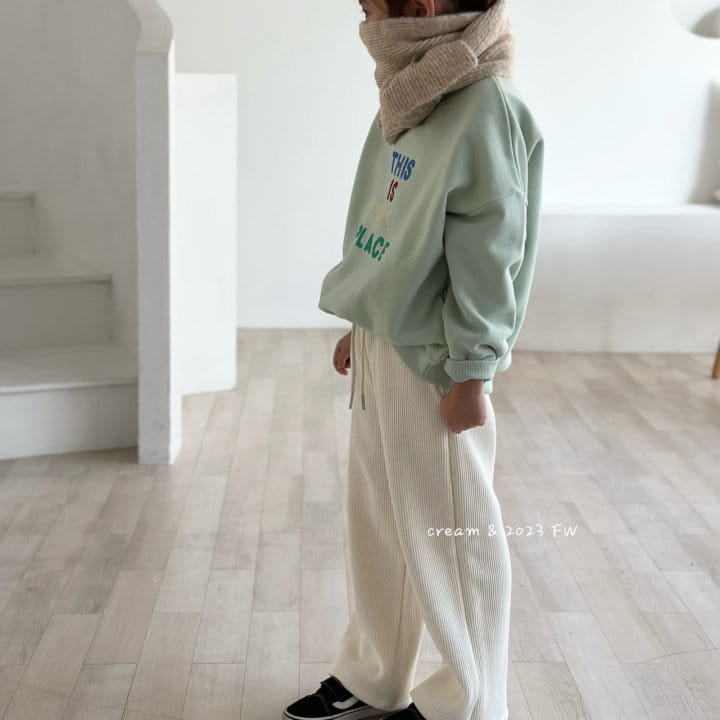 Cream Bbang - Korean Children Fashion - #prettylittlegirls - This Is Fleece Sweatshirt - 4
