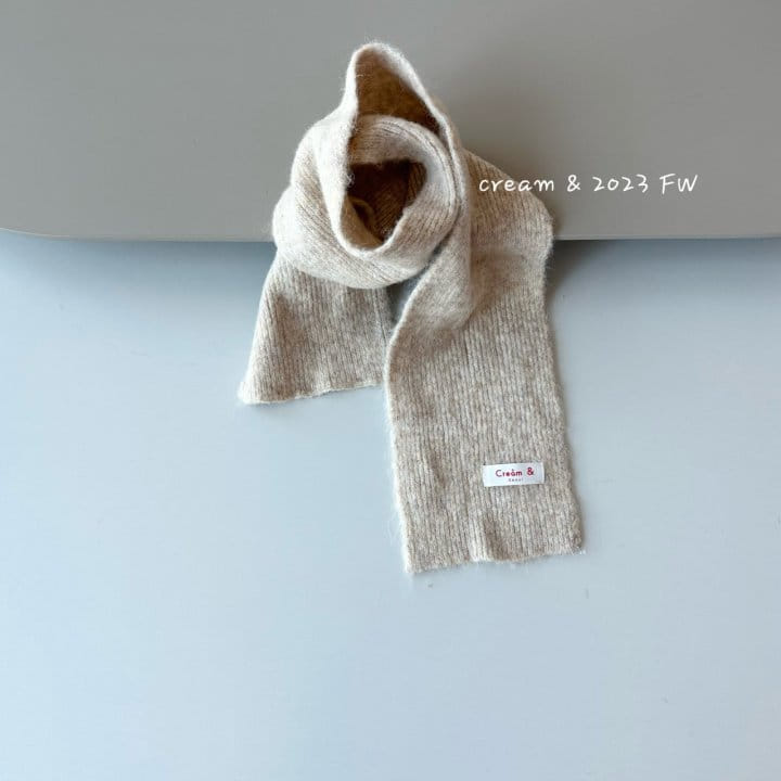 Cream Bbang - Korean Children Fashion - #todddlerfashion - Brushed Knit Muffler