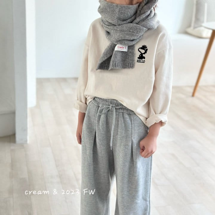 Cream Bbang - Korean Children Fashion - #todddlerfashion - Fluffy Pintuck Wide Pants - 9