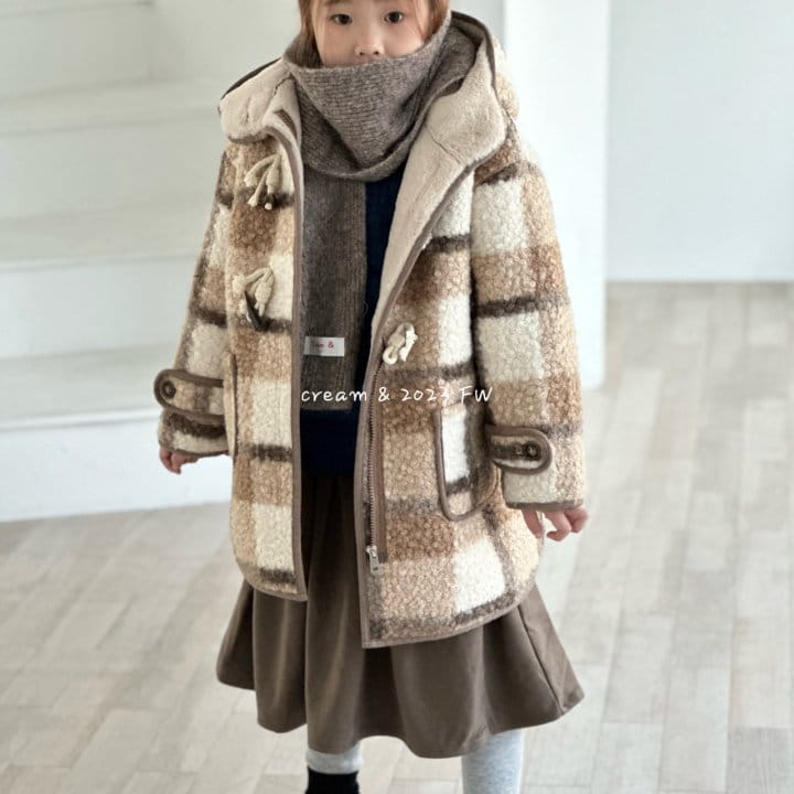 Cream Bbang - Korean Children Fashion - #todddlerfashion - Check Mustang - 4