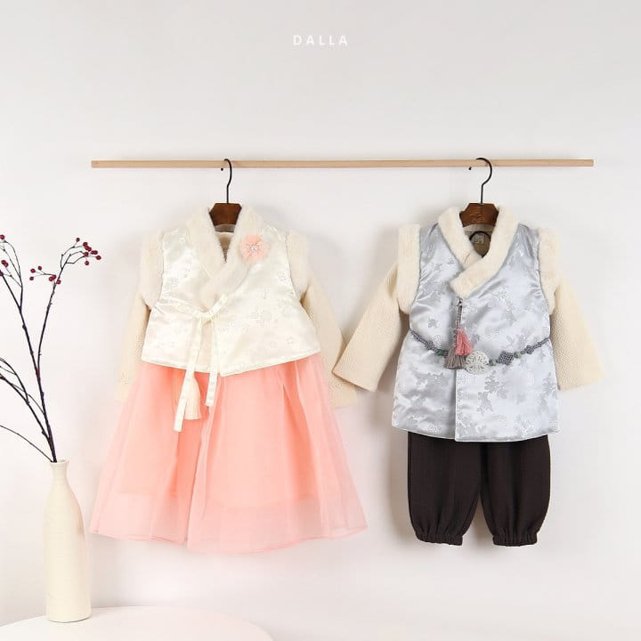 Dalla - Korean Children Fashion - #kidsshorts - Happy Day Girl Vest - 7